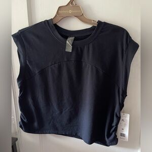Harmony and Balance Navy Blue Top